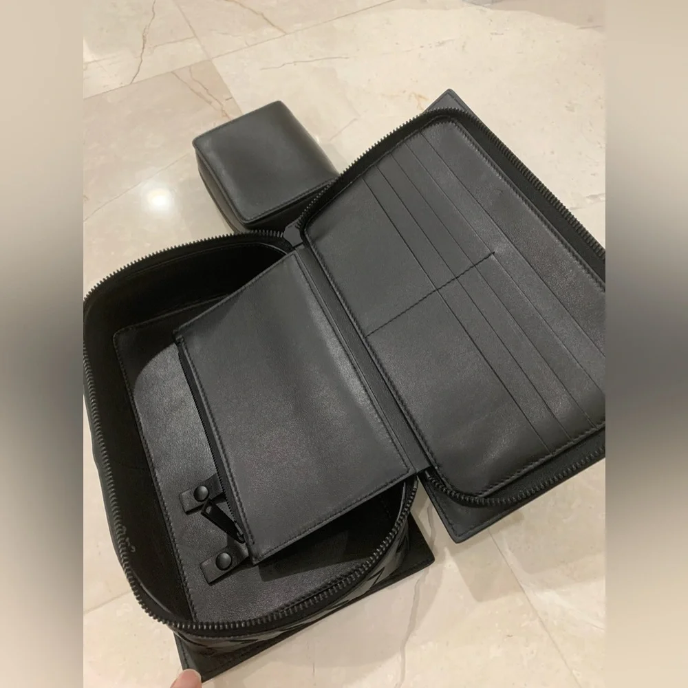 BOTTEGA VENETA ​Intrecciato Woven Leather Travel Case